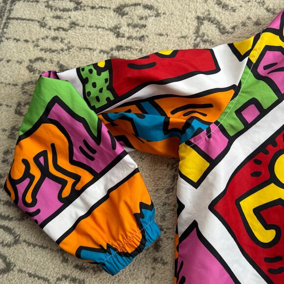 Keith Haring x Members Only Hooded Windbreaker Size XL - Picture 6 of 6